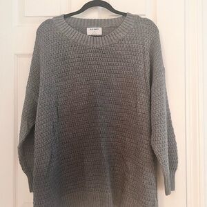 Old Navy Women's Waffle Knit Sweater - Gray